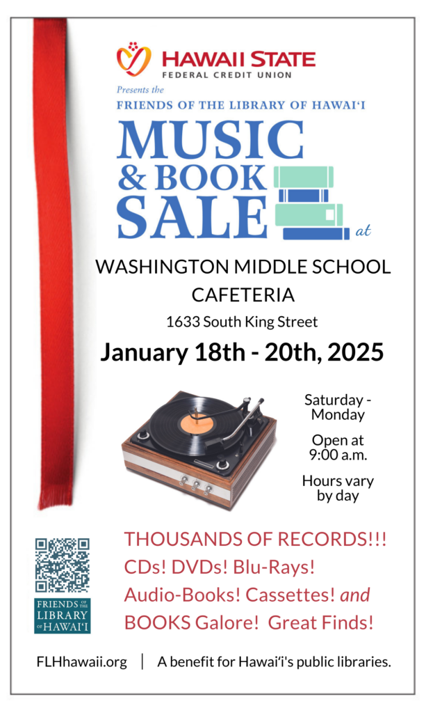 14th annual Music & Book Sale @ Washington Middle School Cafeteria